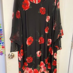 New black  floral dress